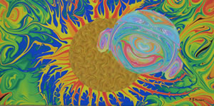 Earth Warms Sun Shines by David Hamer
